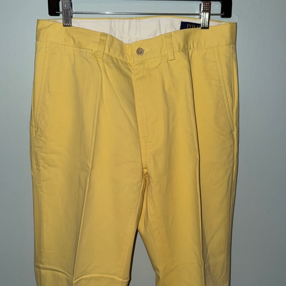 Polo by Ralph Lauren Yellow Dress Pants